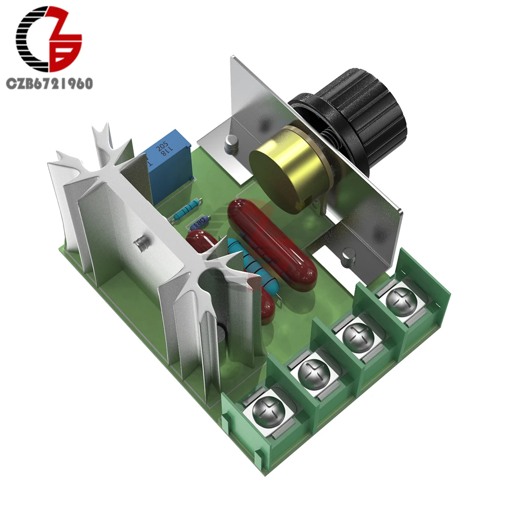 Spannung Regler 2000W Einstellbare SCR DC Motor Speed Controller Regler Soft Start Motor Speed Control Power Regler