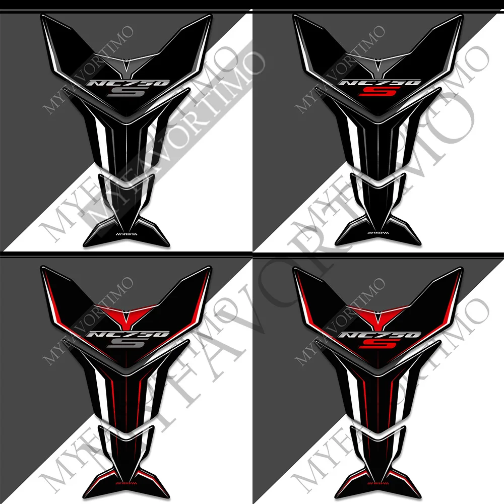 

Motorcycle For Honda NC750 S NC750S Windshield Windscreen Helmet Protector Fairing Fuel Oil Kit Knee Tank Pad Stickers Decals