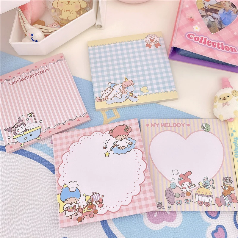 50 Sheets Cute Cartoon Memo Pad Student Decorative Diary Non Sticky Notes Scrapbooking Diy Kawaii Notepad School Stationery