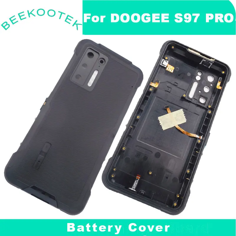 New Original DOOGEE S97Pro Battery Cover Back Cover Fingerprint Receiver Repair Replacement Accessories For Doogee S97 Pro Phone