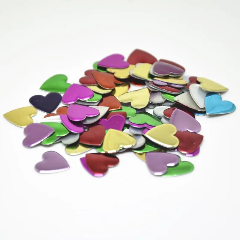 12mm 50pcs Mix Color Hot Fix Rhinestuds Heart Shaped Punk Studs And Spikes For Clothing Diy Accessories