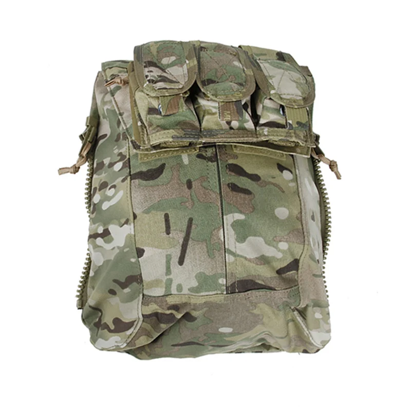 TMC Tactical CAG Zipper Pouch Back Panel Carrier Multicam Military