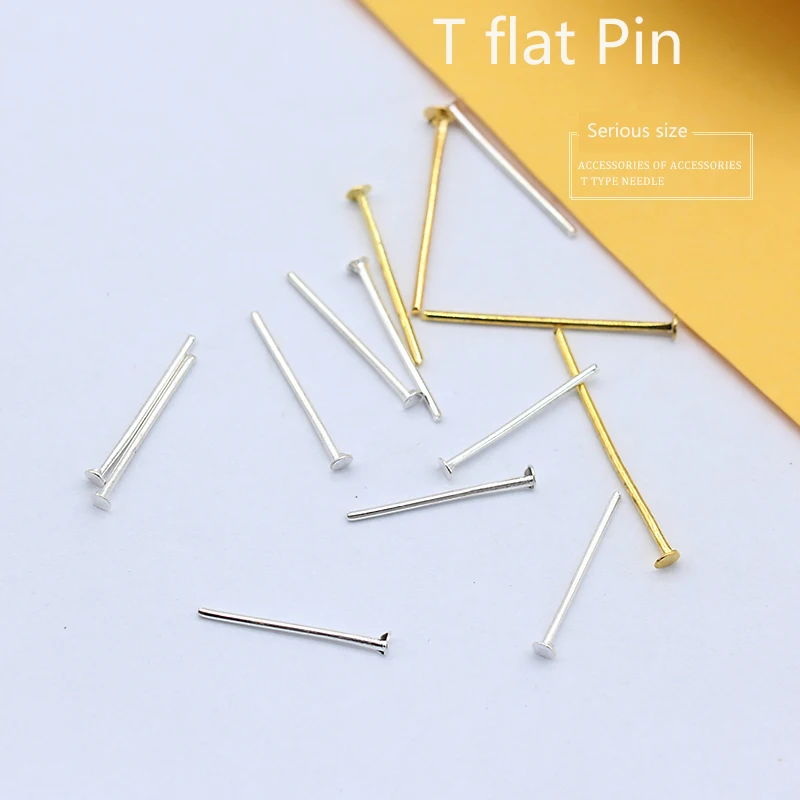 20g16/18/20/22/26/30 мм серебряные позолоченные серьги браслет ожерелье бусины разъем аксессуары шпильки с плоской головкой иглы 20g16/18/20/22/26/30 мм серебряные позолоченные серьги браслет ожерелье бусины разъем аксессуары шпильки с плоской головкой иглы
