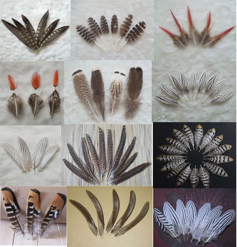 Plumas! 10Pcs High Quality Natural Pheasant Feathers for Handicraft Accessories Jewelry Christmas Holiday Decoration Optional