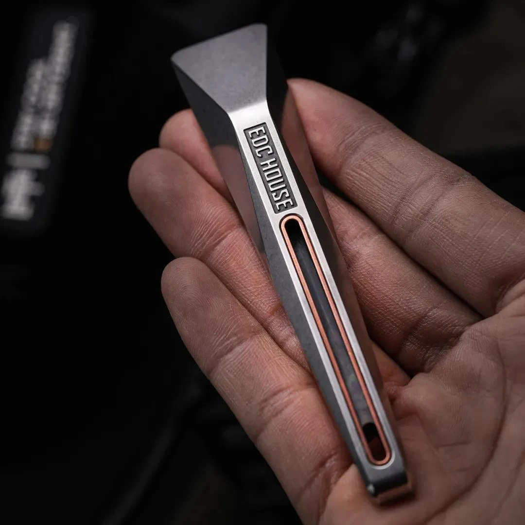 LAUTIE Euclid Crowbar มัลติฟังก์ชั่ผสม Gadget EDC ไขควงที่เปิดขวดกลางแจ้งแบบพกพา Self-Defense อุปกรณ์