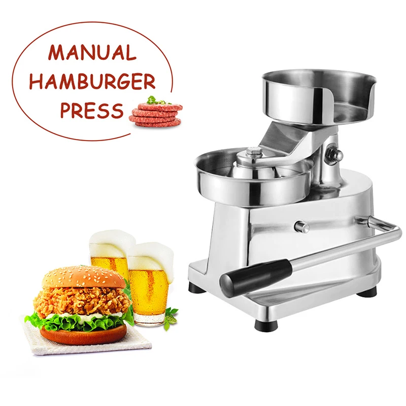 100/130/150mm Hamburger Press Manual Hamburger Patty Maker Stainless Steel Burger Forming Machine