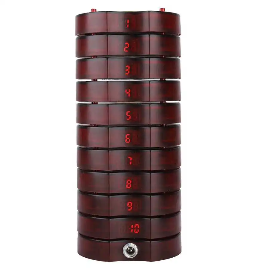 SU-688 Pager 1-for-20 1.5KM Connection Restaurant Calling System Wireless Guest Paging Queuing System for  Restaurant