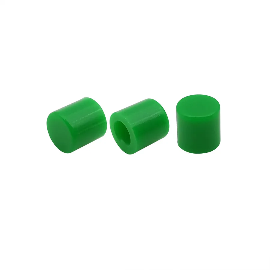 10Pcs/Lot 7 Color A56 Switch Button Caps 6*6mm Cylindrical Tactile Push Button Switch Hat Lid Cover Green Black White Blue Grey