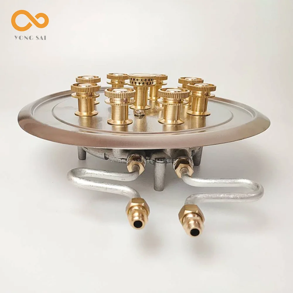 Fire Stove Accessories Nine Vents Stove Head Stir-Fried Burner Natural Gas Stove Head Modification Parts