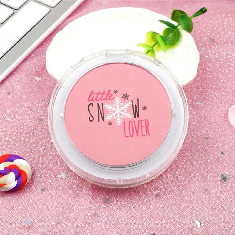 Mini miroir de maquillage rond Portable LED, avec lentille de remplissage de lumière, pour fille, pliable