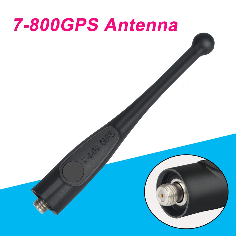 700/800MHz GPS Stubby Walkie Talkie Antenna for MOTOROLA APX8000, APX7000, APX6000,APX6000XE,APX4000,APX1000,SRX2200