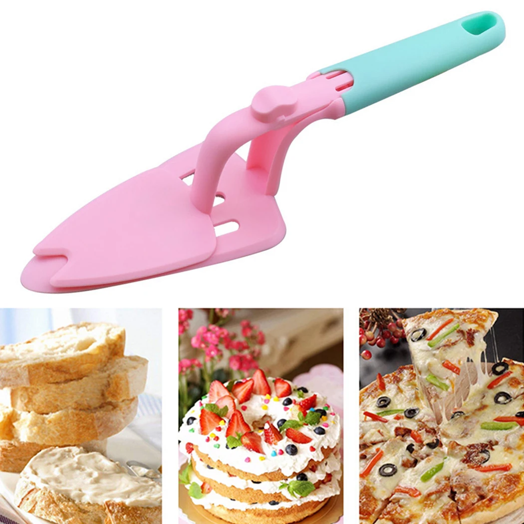 

1pc Cake Pizza Shovel Butter Cheese Dessert Cutlery Bakeware Cake Spatula Tool Baking & Pastry Spatulas Pushable Cake Pie Server