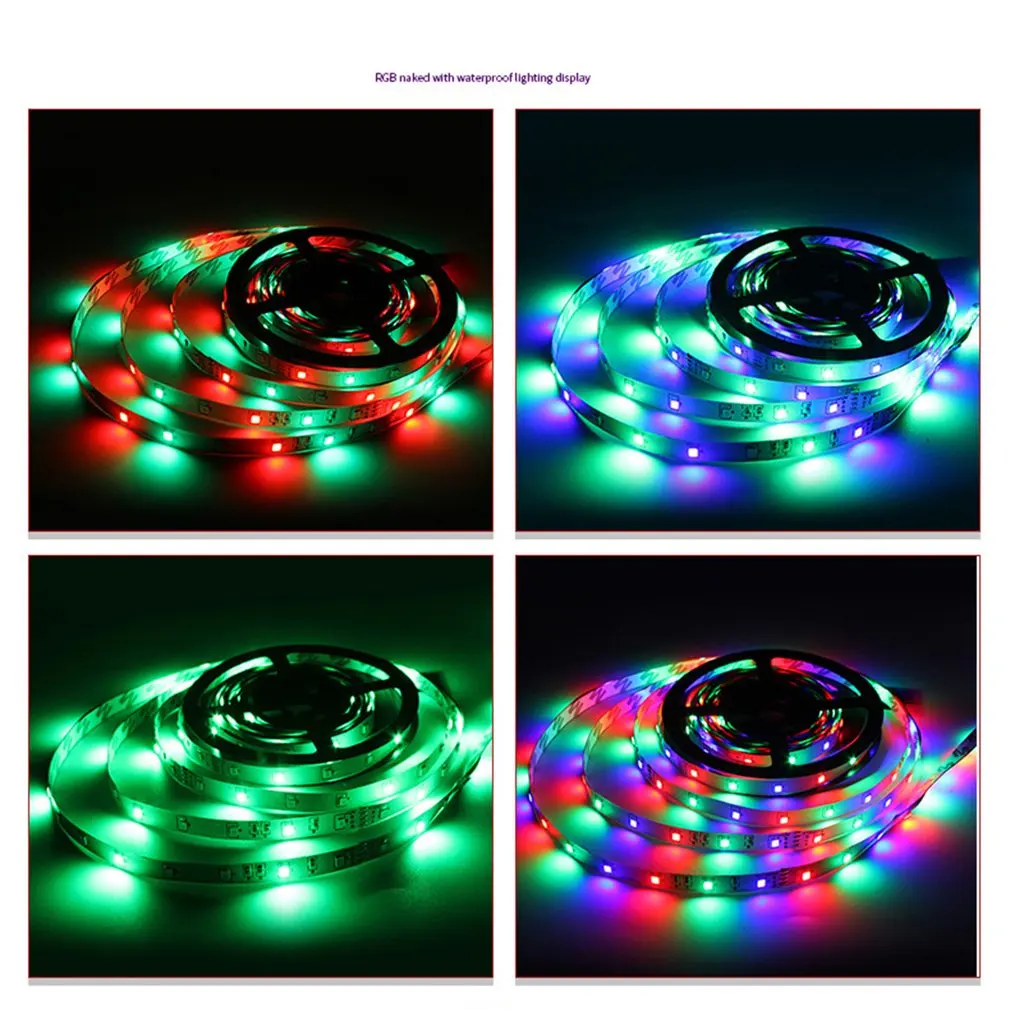 12V 5M Dream Color LED Strip Flexible Lights Chasing Light Strip  Control Waterproof Led 3528 RGB Full Color Light led Strip US