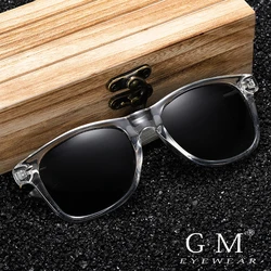 GM Bamboo Sunglasses Men Women Travel Sun Glasses Wooden Leg Eyeglasses Fashion Brand Design Sunglasses Male Female carton box
