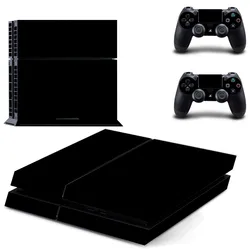 Pure Black Color PS4 Skin Sticker Decals For PS4 Console & Controller Skins Vinyl