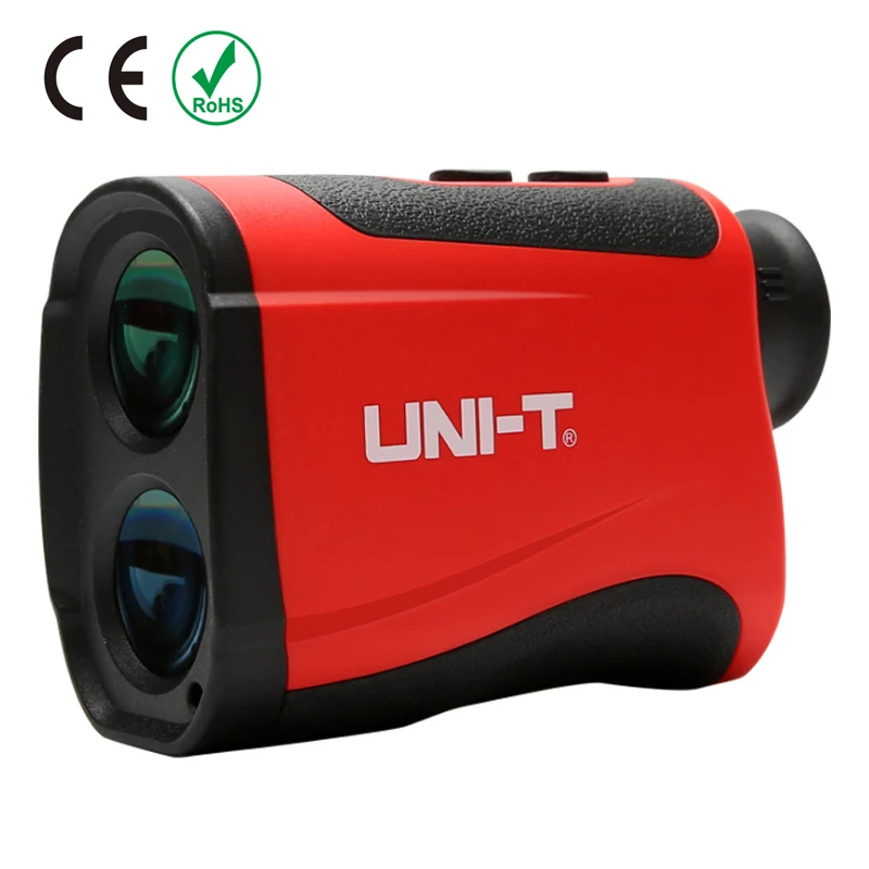 UNI-T 1500 متر hd طلاء جولف ليزر المدى مكتشف rangefinder من الصيد 1500 مللي أمبير بطارية ليثيوم ليزر المسافة