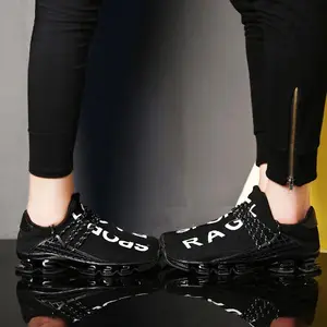 Running sneakers, sports, large, female, black, red, for children, gym 6 Main Sales Hawaiian Chinelo Correia - №6