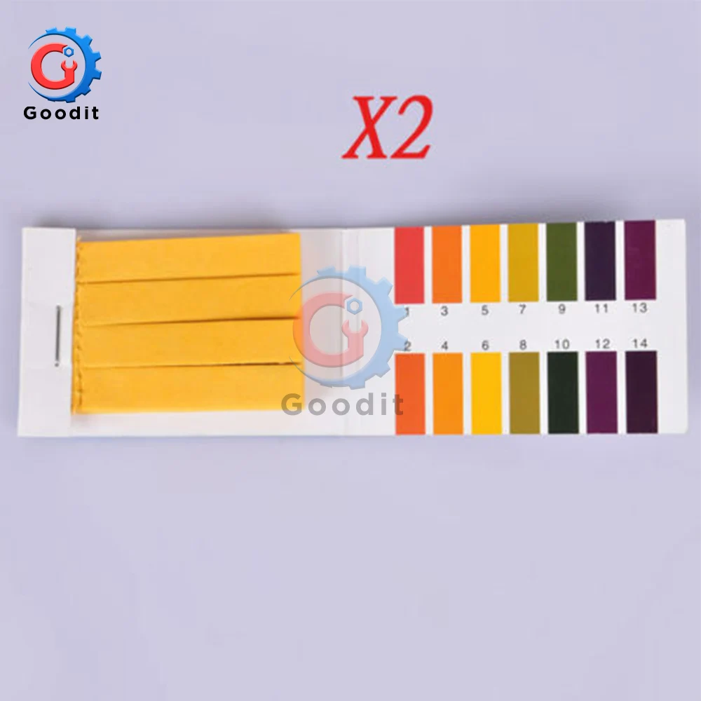 80 Strips PH Meters Indicator Paper PH Value 1-14 Litmus Testing Paper Tester Urine Health Care Paper Water Soilsting Kit