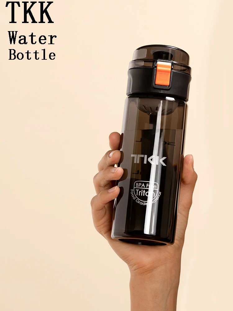 

TKK-plastic water bottle, 500ml, Tritan, BPA free, creative, fashion, with rope, for travel, tea cup