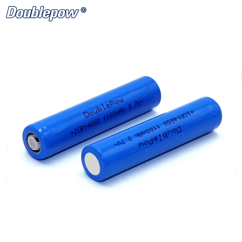 14650 3.7V 1100mah akumulator litowo-jonowy do latarki LED