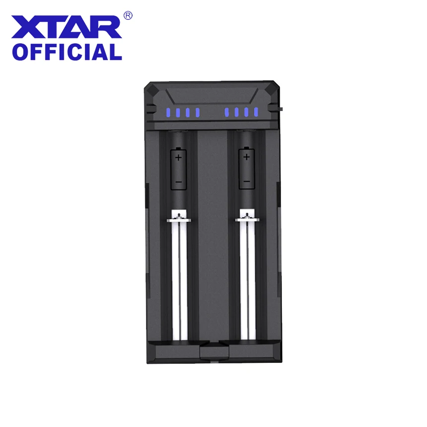 

XTAR FC2 Charger Charging 1.2V AAAA AAA AA C SC Rechargeable Li-ion Batteries 18350 18500 18700 21700 18650 Battery Charger