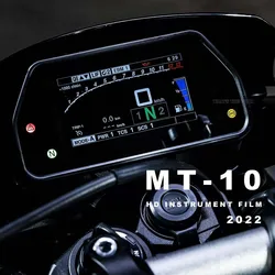 Motocicleta scratch cluster proteção para yamaha mt 10 2022 acessórios mt10 sp acessório instrumento filme tela painel