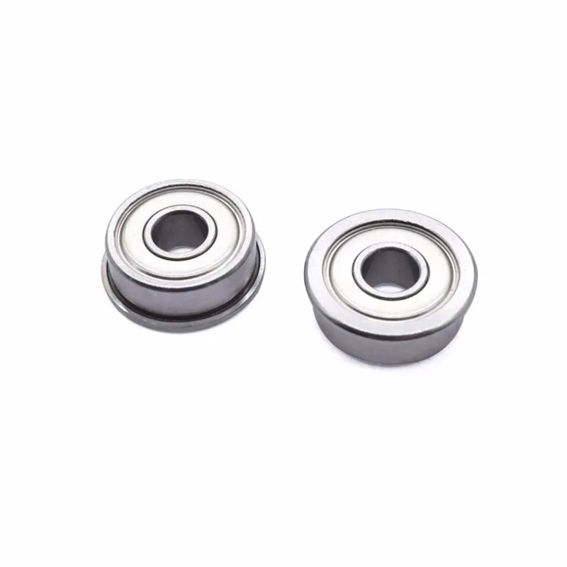 50pcs F634ZZ 4x16x5mm shielded flange deep groove ball bearing F634-ZZ Z F634Z  F634 -2Z 4*16*5