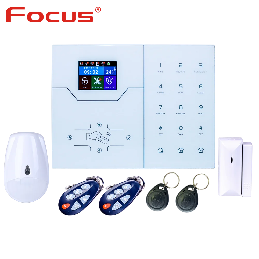 Focus Meian 868Mhz English Menu HA-VGW Wifi Alarm 4G GSM Alarm System With Smart Security App Control