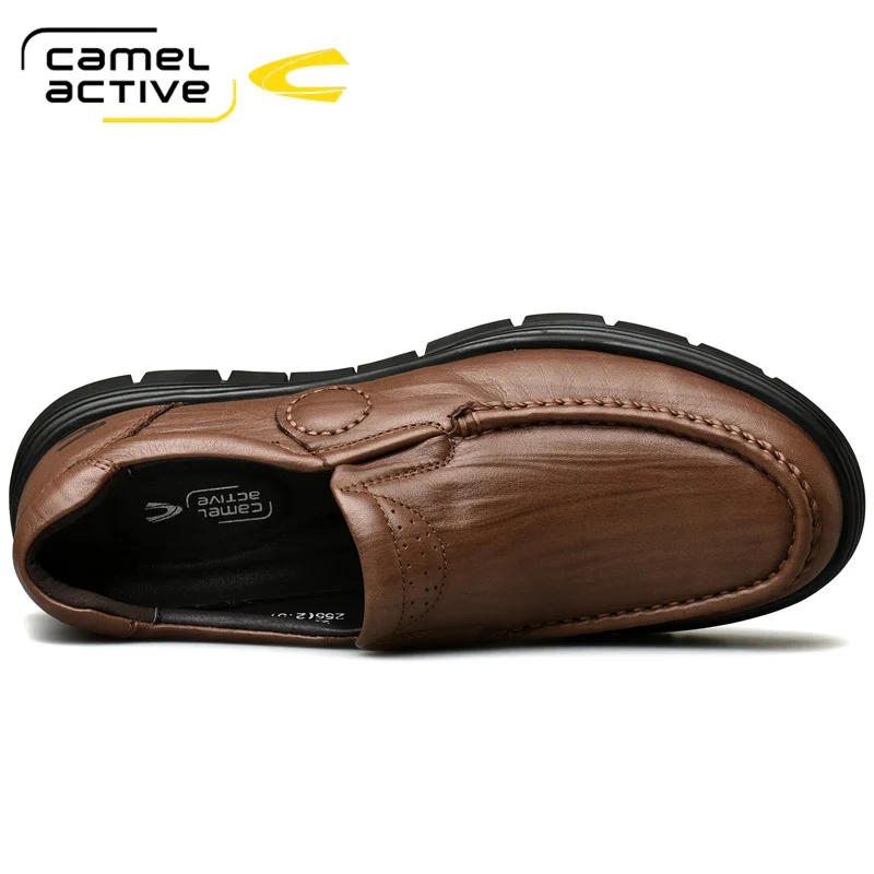 Camel Active Men\'s Shoes Fall New British Business Shoes Men Genuine Leather Soft Sole All-match Tooling Casual Shoes