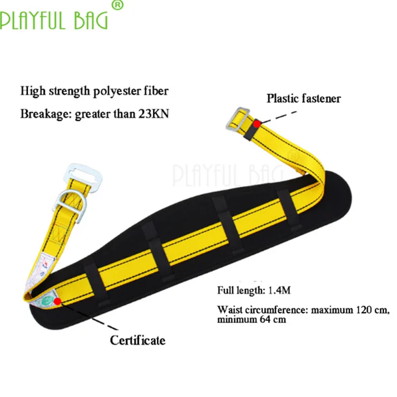 

Fire Safety Belt Single-waist Sponge Safety Belt Mountaineering Assistant Safety Belt High-altitude Operation Safety Belt ZL16