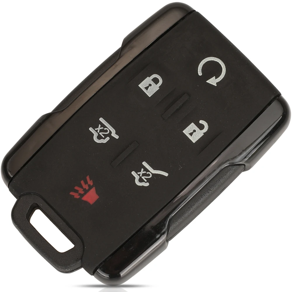 Jingyuqin 3/4/5/6BTN Keyless Entry Case für GMC Yukon XL Chevrolet Tahoe Suburban Sierra Silverado Remote Key FOB Shell Gehäuse