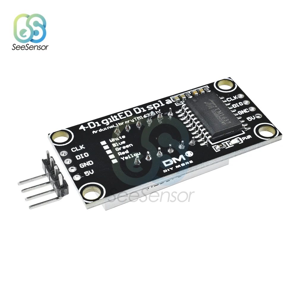 0.36 Inch TM1637 4 Bits Digital LED Display Tube Module Decimal 7 Segment with Clock For arduino