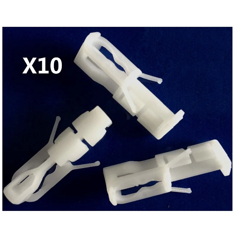 10x Nylon Roof Moulding Clips For Acura For Honda OE#90666-SS0-003 Legend TL Prelude