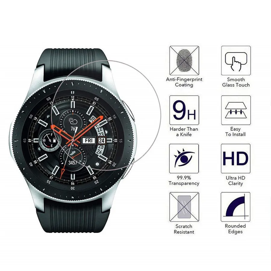 9H Kính Cường Lực Màn Hình Cho Samsung Galaxy Đồng Hồ 42Mm 46Mm Bảo Vệ Bảo Vệ Màn Hình Trong Cho Galaxy Đồng Hồ 3 41 45Mm Gear S3