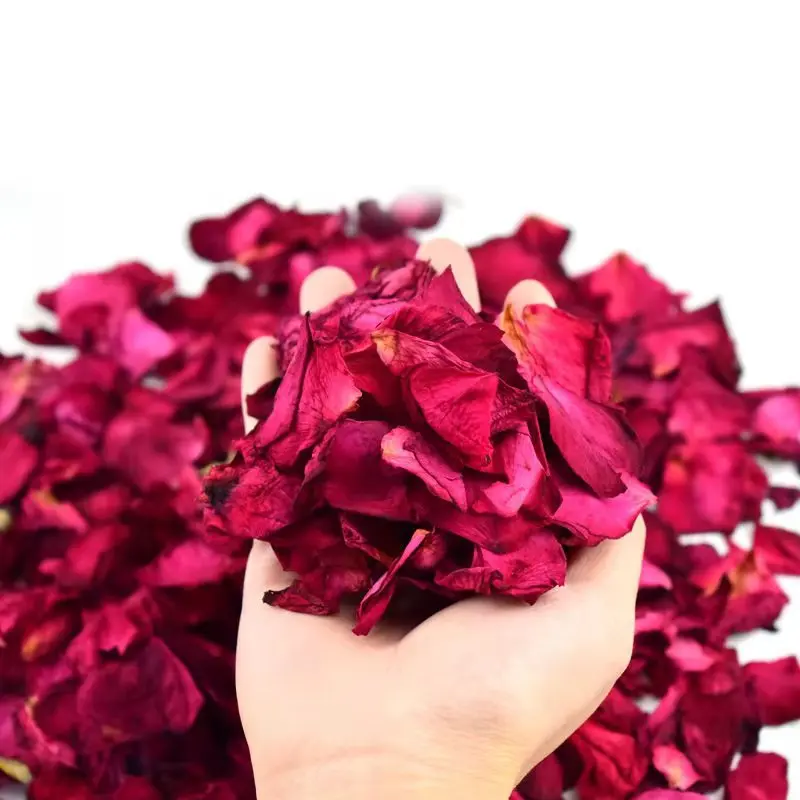 Wholesale Natural Dried Flower Roses Petals,Birthday Decor,Beauty Bathing Soaking,Wedding Confetti Floral DIY Candle Epoxy Resin