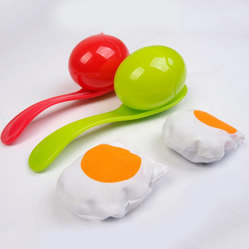 ملعقة توازن البيض ألعاب دعم الرياضة في الهواء الطلق مجموعة التدريب الحسي تدريب التوازن للأطفال لعبة تعليمية متعددة الوظائف #5