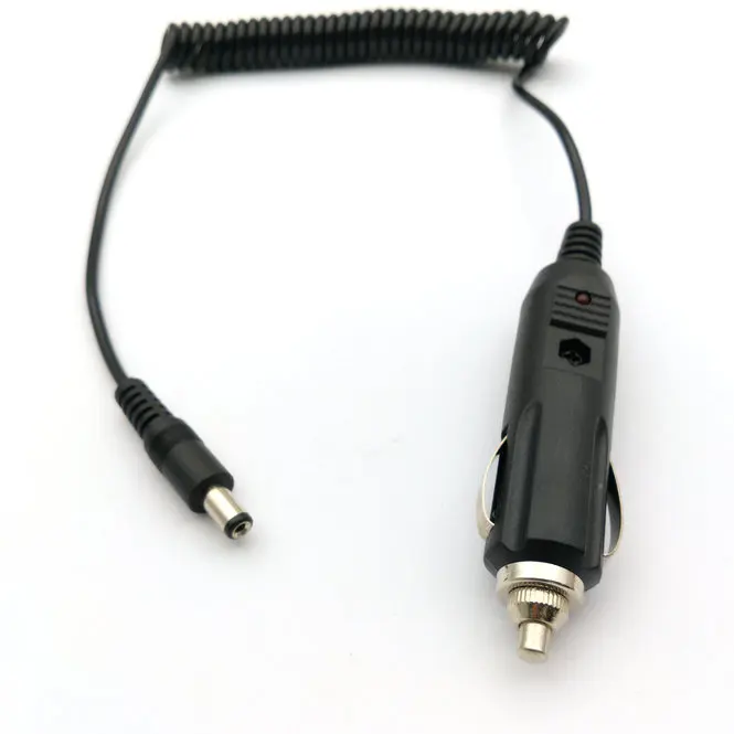 1pcs 12V 3A DC 5.5mm x 2.1mm/2.5mm Car Auto LED Cigarette Lighter Socket Plug with Fuse Power For Battery Charger LED