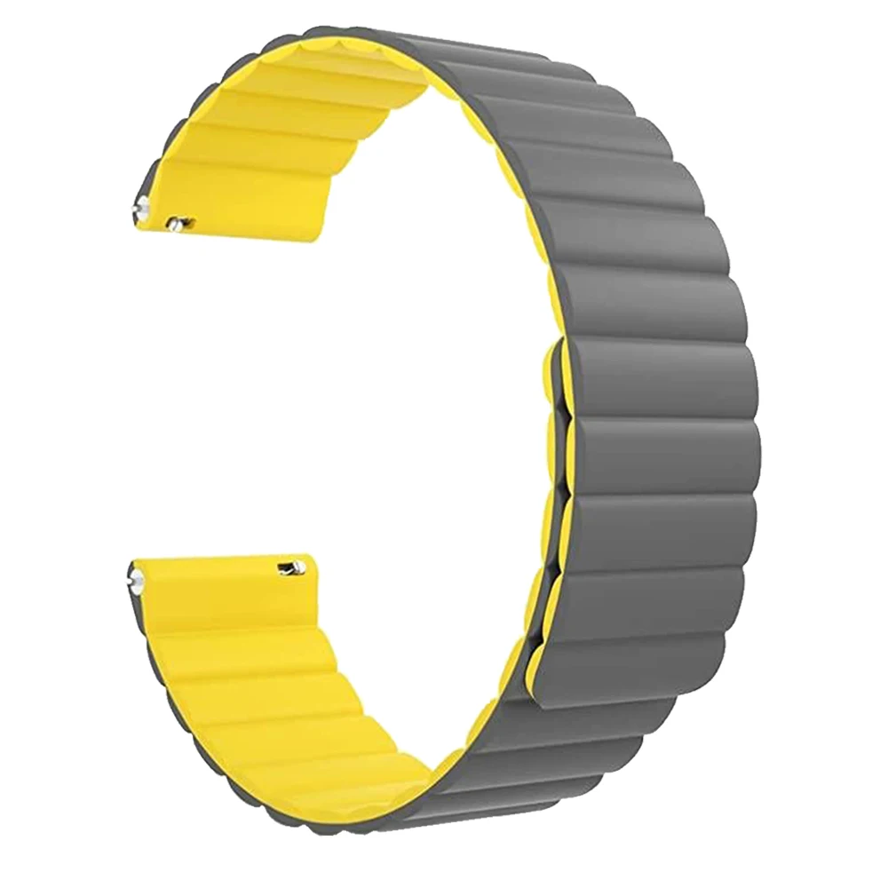 Magnetic Wristband for HONOR Magic 2 42/46mm Strap for HONOR ES/GS Pro Watch Band Soft Silicone Replacement Bracelet 20mm 22mm