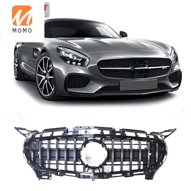 Panamericana grill auto racing grill GT style grille for Mercedes C190 AMG GTs 2 door 2015-2016 benz GT50 GT53 GT63