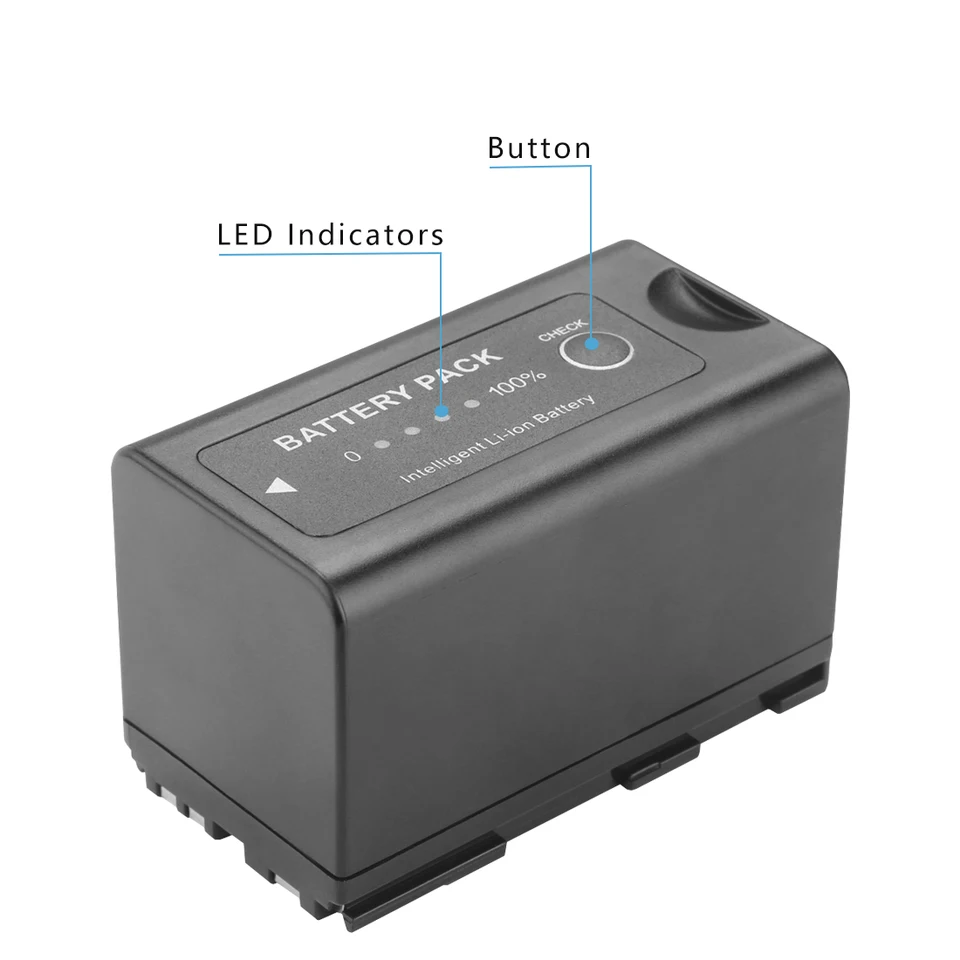 5200mAh BP-955 BP955 Battery For Canon GL2 XF100 XF105 XF300 XF305