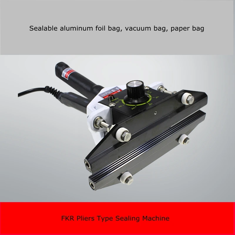 Pliers type sealing machine up and down heating aluminum foil sealing machine hand clamp type electric heating clip