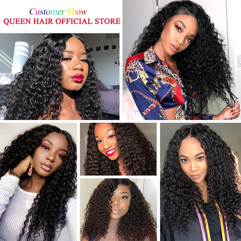 Queen Hair Raw Hair Deep Wave Bundles With HD 4x4 5x5 6x6 Closure / 13x6 13x4 HD Frontal Brazilian 100% Virgin Human hair