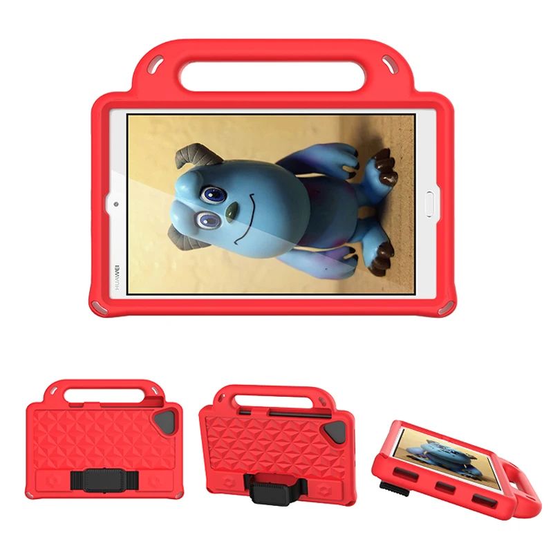 Cases for Lenovo M8 8.0 Inch TB-8705 TB-8505 EVA Kids Cover for Lenovo Tab M8 TB-8705F TB-8505F Tablet Case with Strap