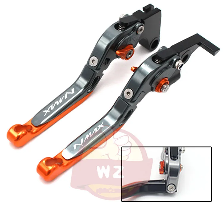 For YAMAHA NMAX 155 125 NMAX155 NMAX125 N-MAX 155 125 2015-2017 Motorcycle Accessories Folding Extendable Brake Clutch Levers