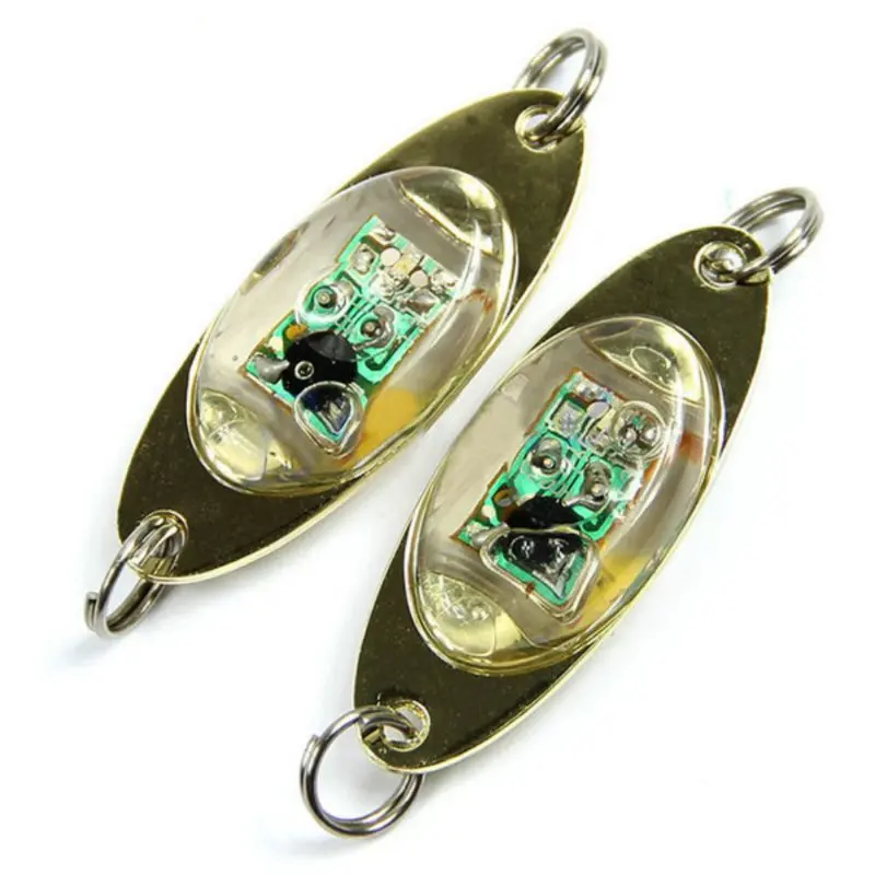 1pc Fishing Biat Lure 6 cm/2.4 in Flash Lamp LED Baits Eye Shape Fishing Lure Light Fishing Lure Hook Metal Lure Fishing Tackle