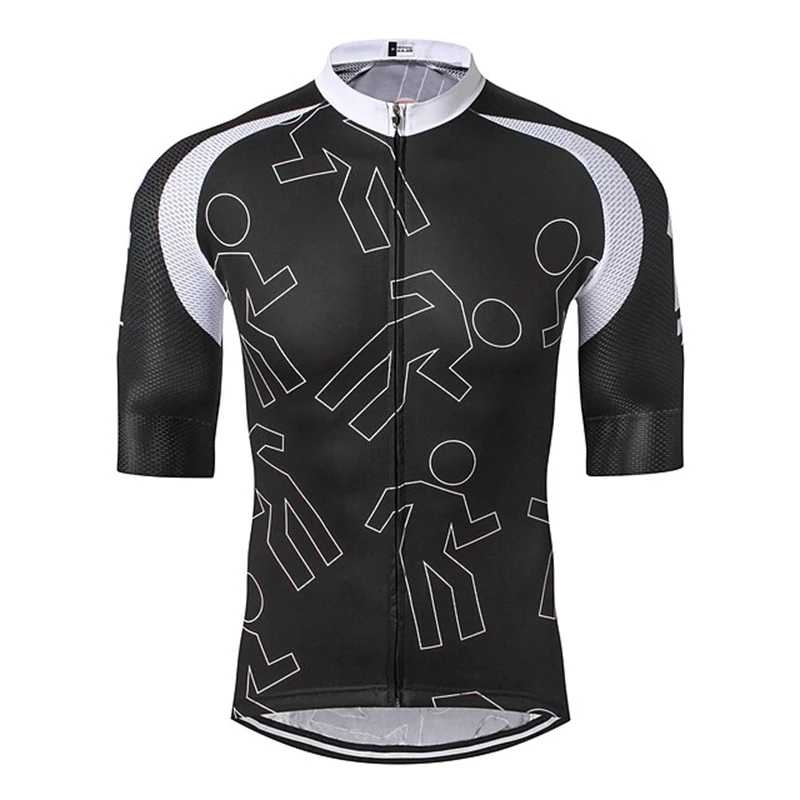 Riding Shirts Apparel Printing Digital Quick-drying Sublimated Short Sleeve Sportswear Hot Custom Cycling Jersey Bicycle Clothes