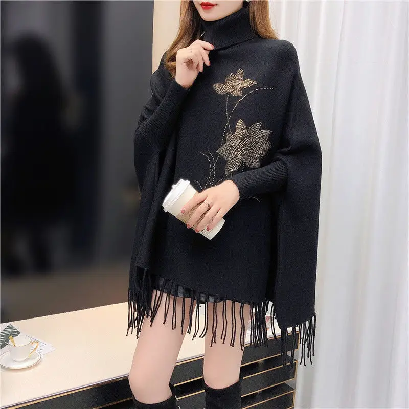 Pullover Women Turtleneck Sweaters Women Autumn Winter Thick Knitted Sweater Female Pullover Long Sleeve Warm Woman Clothes