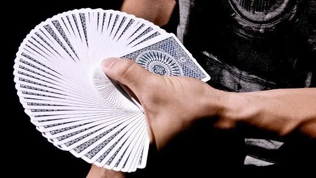 1pcs Original Tally-Ho No.9 Deck Magic Card Fan Or Round Back Playing Cards Poker Stage Magic Tricks for Professional Magician