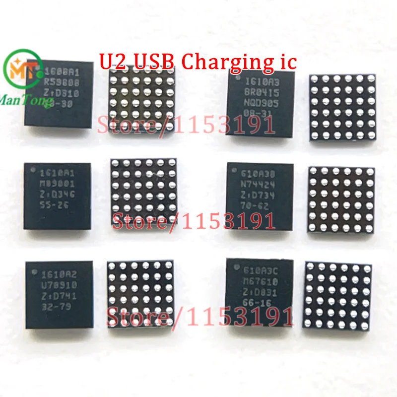 10pcs 1610A1 1610A2 1610A3 610A3B 1612A1 1614A1 1616A0 U2 USB Charging Tristar ic for iphone 5S 6 6s 7 8  X XS 11 12 13 14 /pro 117 sold9,527.12Cellphone Parts Accessories and SolutionsSee previewSimi