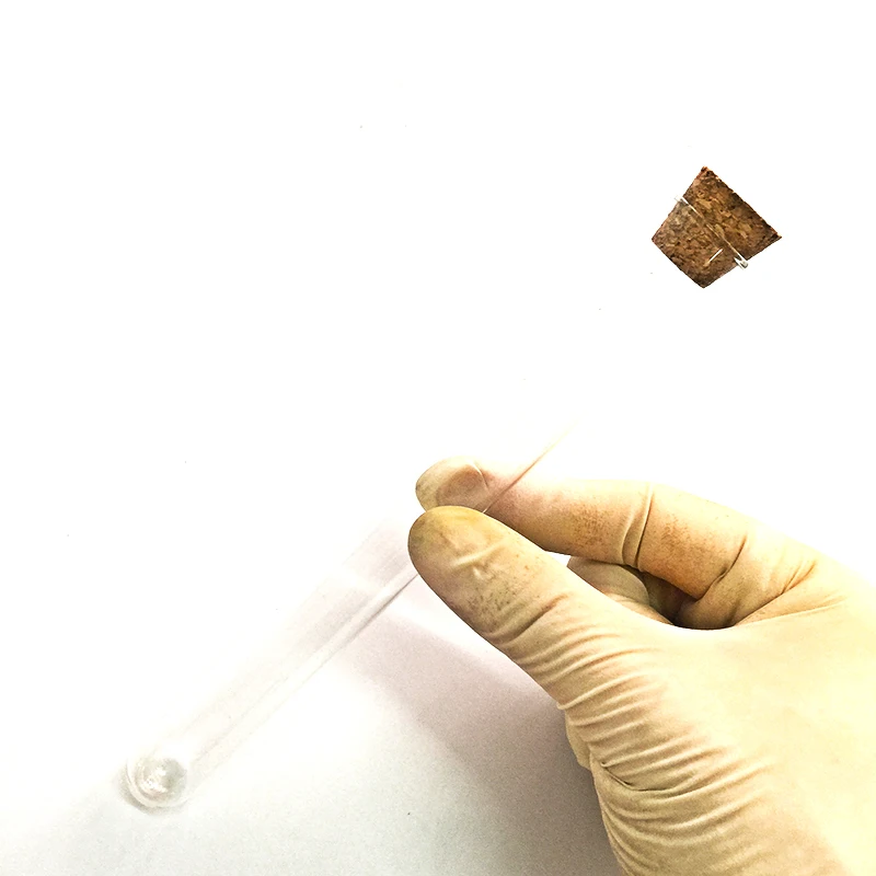 Glass Test Tube 15*150 mm With Wooden Cork Plug Diameter 15 mm Thick Glass Test Tube 20 ml Resistant High Temperature 10 / PK